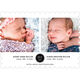 Black Circle Date Twins Photo Birth Announcements Image 6 of 6